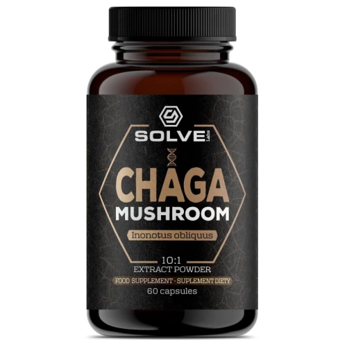 Solve Labs - CHAGA 10:1 EKSTRAKT - 60 kapsułek Solve Labs - CHAGA 10:1 EKSTRAKT - 60 kapsułek